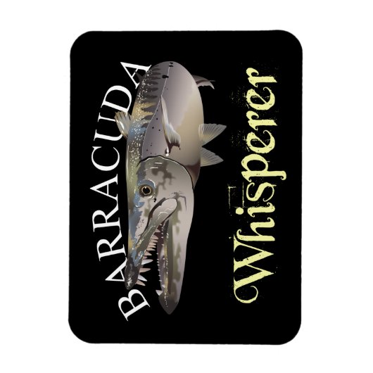 Magnet Flexible Barracuda Whisperer de couleur foncée (Vertical)