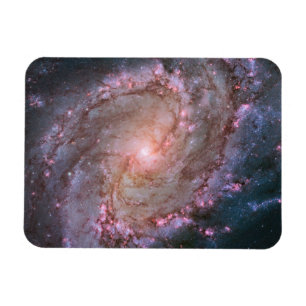 Magnet Flexible Barred Spiral Galaxy Messier 83.