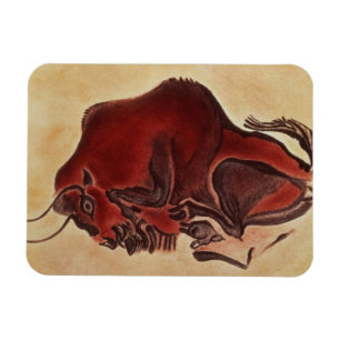 Magnet Flexible Basculez la peinture d'un bison, défunt