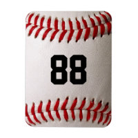 Baseball avec numéro personnalisable