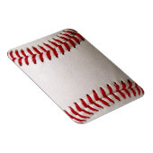 Magnet Flexible Baseball et Softball Couture Rouge (Côté Droit)