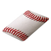 Magnet Flexible Baseball et Softball Couture Rouge (Côté Gauche)