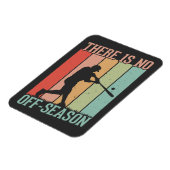 Magnet Flexible Baseball Il n'y a pas de saison (Côté Gauche)