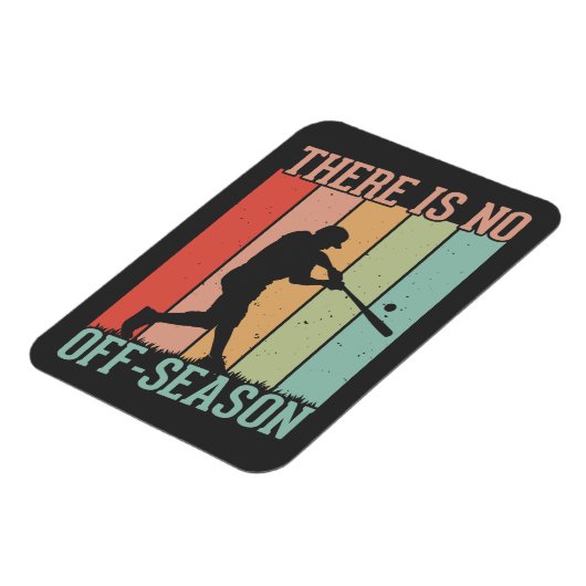 Magnet Flexible Baseball Il n'y a pas de saison (Côté Gauche)