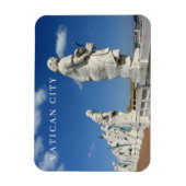 Magnet Flexible Basilique de la Cité du Vatican statues vue réfrig (Vertical)