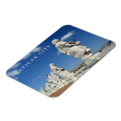 Magnet Flexible Basilique de la Cité du Vatican statues vue réfrig (Côté Gauche)