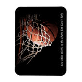 Magnet Flexible Basket-ball de devis motivationnel (Vertical)