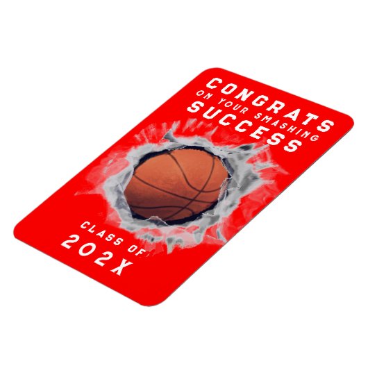 Magnet Flexible Basket-ball Senior Night Red (Côté Gauche)