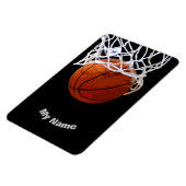 Magnet Flexible Basket-ball Votre nom (Côté Gauche)