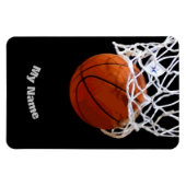 Magnet Flexible Basket-ball Votre nom (Horizontal)
