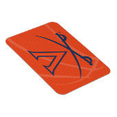 Magnet Flexible Basketball des Cavaliers de Virginie (Côté Droit)