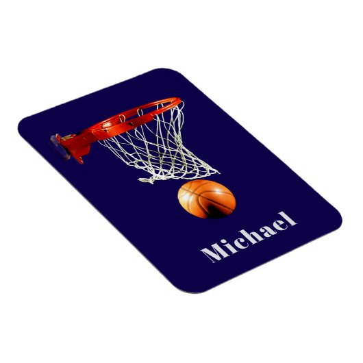 Magnet Flexible Basketball Replace with Your Name (Côté Droit)