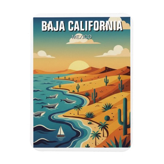 Magnet Flexible Basse-Californie (Vertical)