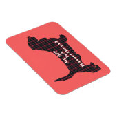 Magnet Flexible Basset Hound BFF (Côté Droit)