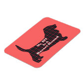 Magnet Flexible Basset Hound BFF (Côté Gauche)