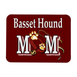 Magnet Flexible Basset Hound Dog MOM