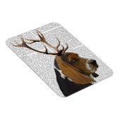 Magnet Flexible Basset Hound et Antlers (Côté Droit)