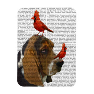 Magnet Flexible Basset Hound et Birds