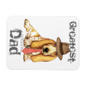 Magnet Flexible Basset papa (Horizontal)