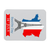 Magnet Flexible Bastille Day (14th July) (Horizontal)