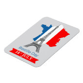 Magnet Flexible Bastille Day (14th July) (Côté Gauche)