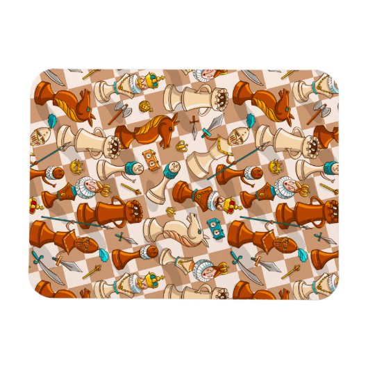 Magnet Flexible bataille d'échecs (Horizontal)