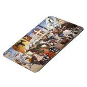 Magnet Flexible BATAILLE D'HÉRACLIE par Piero Della Francesca (Côté Gauche)