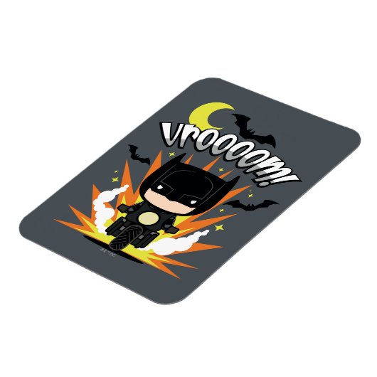 Magnet Flexible Batcycle Chibi Batman (Côté Gauche)