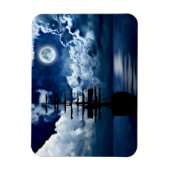 Magnet Flexible Bateau à la pleine lune (Vertical)