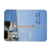 Magnet Flexible Bateau à voile amarré au lac Seneca (Horizontal)