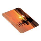 Magnet Flexible Bateau au coucher du soleil aimant (Côté Droit)