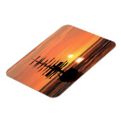 Magnet Flexible Bateau au coucher du soleil aimant (Côté Gauche)