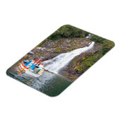 Magnet Flexible Bateau et cascade, Chili (Côté Gauche)