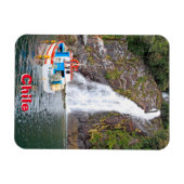 Magnet Flexible Bateau et cascade, Chili (Horizontal)
