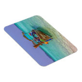 Magnet Flexible Bateau longue queue, Koh Lipe, Thaïlande (Côté Droit)