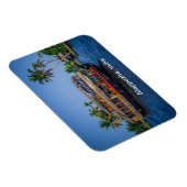 Magnet Flexible Bateau maison en Alappuzha, Kerala, Inde (Côté Droit)