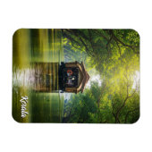 Magnet Flexible Bateau-maison Kerala Inde (Horizontal)