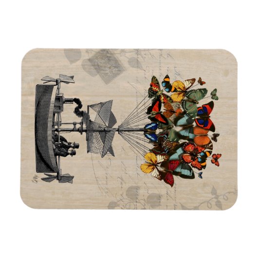 Magnet Flexible Bateau papillon 2 (Horizontal)