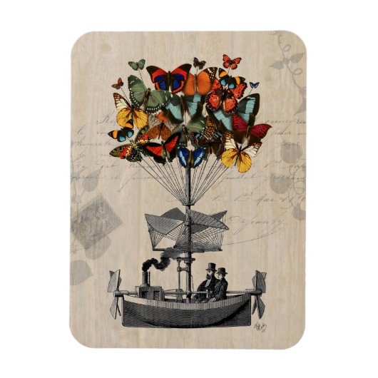 Magnet Flexible Bateau papillon 2 (Vertical)