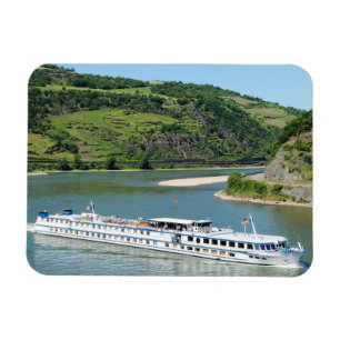 Magnet Flexible Bateau sur le Rhin près de Oberwesel