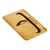 Magnet Flexible Bateau viking à voile rouge (Côté Droit)