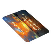 Magnet Flexible Bateaux à voile au coucher du soleil Sauvez la dat (Côté Droit)