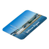 Magnet Flexible Bateaux dans la rivière York par Yorktown (Côté Gauche)