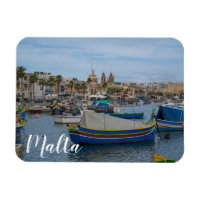 Bateaux de pêche traditionnels colorés à Malte