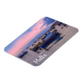 Magnet Flexible Bateaux maltais traditionnels à Marsaxlokk (Côté Gauche)
