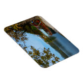 Magnet Flexible Bateaux touristiques dans le lac Bled en automne (Côté Droit)