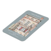 Magnet Flexible Bâtiment Historique Nouvelle-Orléans Aquarelle (Côté Gauche)