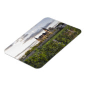 Magnet Flexible Bâtiment viticole vu du vignoble à (Côté Gauche)