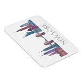 Magnet Flexible Bâtiments couleur New York Skyline (Côté Droit)