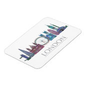 Magnet Flexible Bâtiments couleur Skyline de Londres (Côté Gauche)